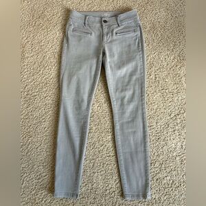 LOFT Gray Super Skinny Jeans